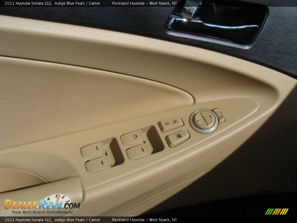 2011 Hyundai Sonata GLS Indigo Blue Pearl / Camel Photo #8