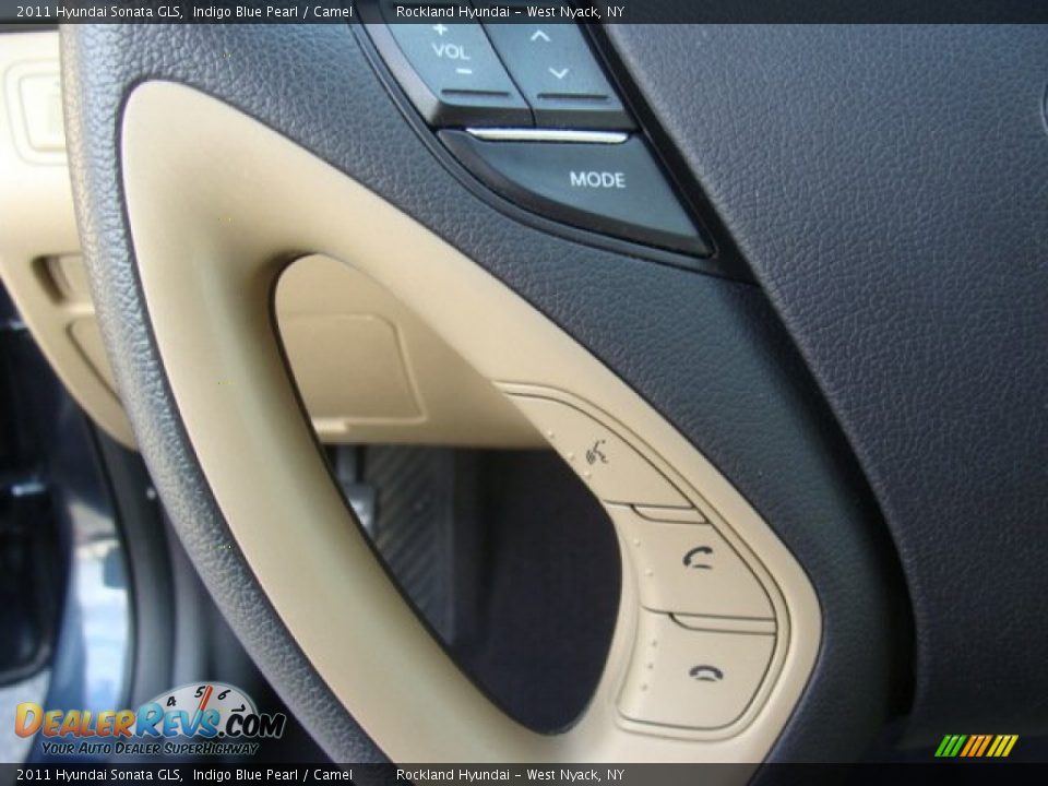 2011 Hyundai Sonata GLS Indigo Blue Pearl / Camel Photo #14