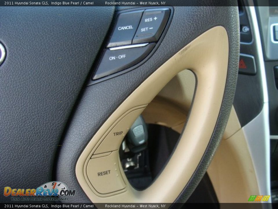 2011 Hyundai Sonata GLS Indigo Blue Pearl / Camel Photo #15