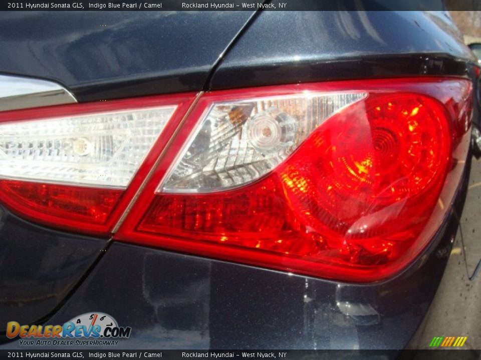 2011 Hyundai Sonata GLS Indigo Blue Pearl / Camel Photo #22