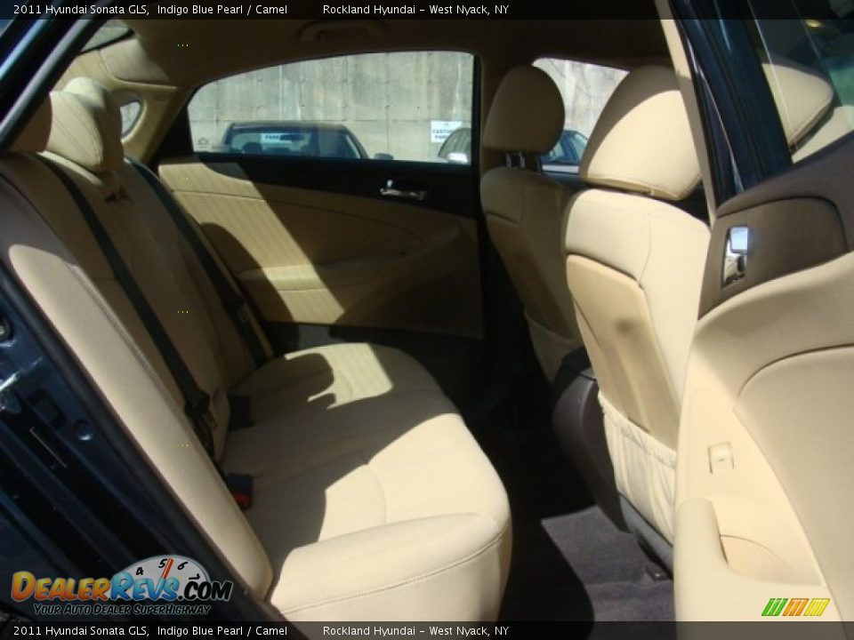2011 Hyundai Sonata GLS Indigo Blue Pearl / Camel Photo #23