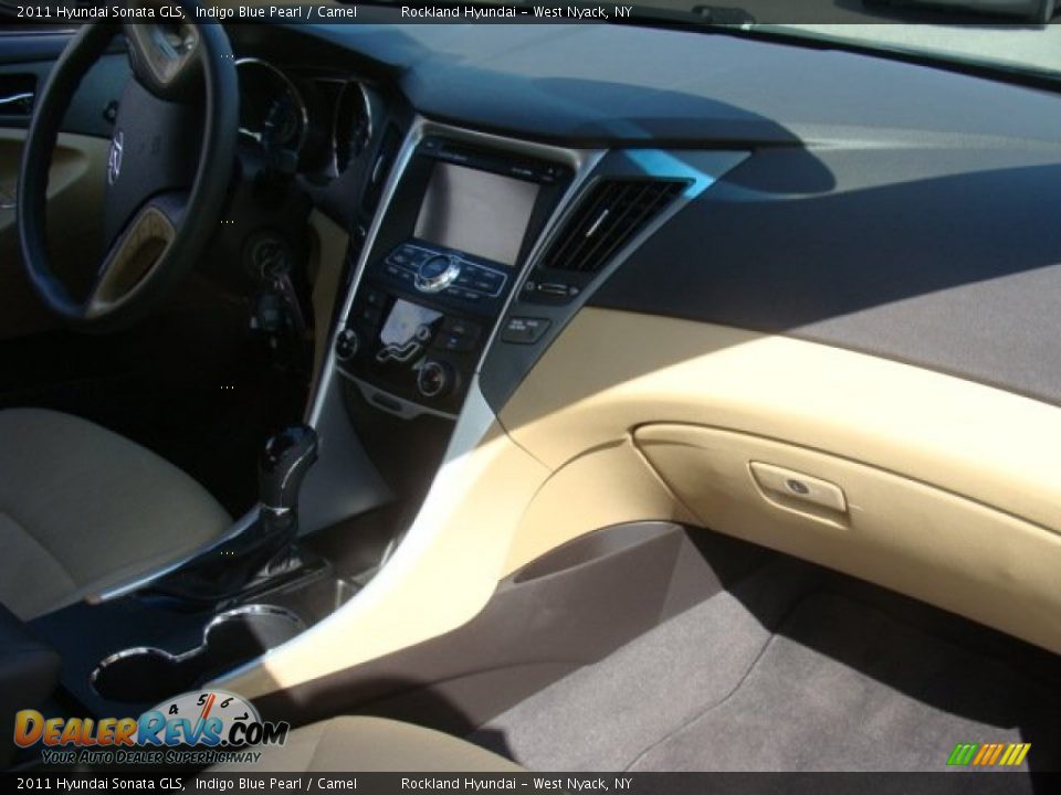 2011 Hyundai Sonata GLS Indigo Blue Pearl / Camel Photo #25