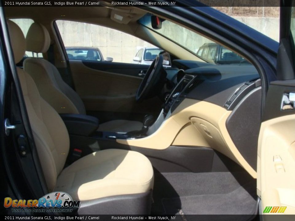 2011 Hyundai Sonata GLS Indigo Blue Pearl / Camel Photo #26