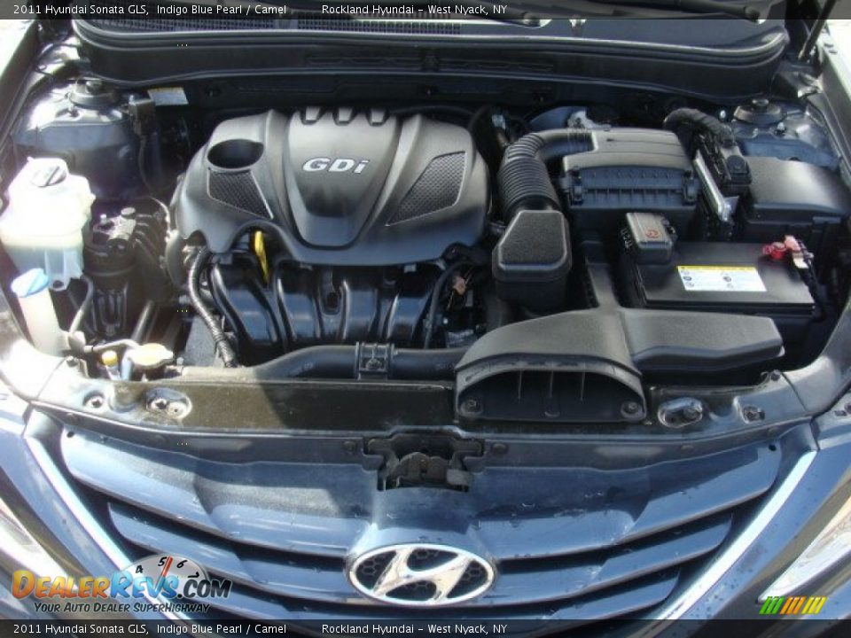 2011 Hyundai Sonata GLS Indigo Blue Pearl / Camel Photo #29