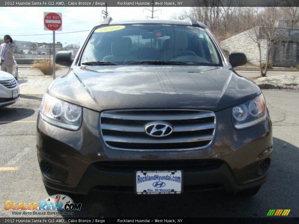 2012 Hyundai Santa Fe GLS AWD Cabo Bronze / Beige Photo #2