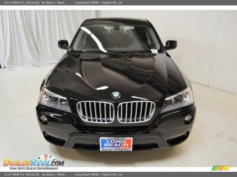 2014 BMW X3 xDrive28i Jet Black / Black Photo #4
