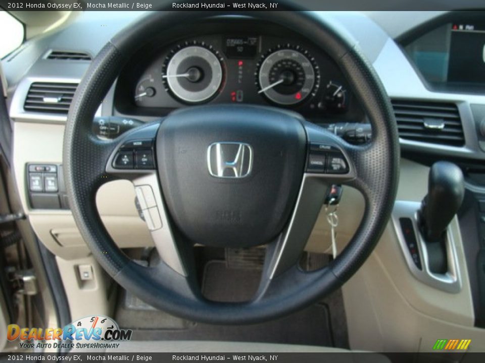 2012 Honda Odyssey EX Mocha Metallic / Beige Photo #13