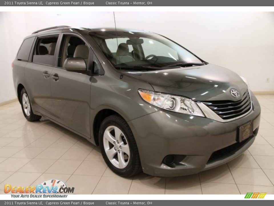 2011 Toyota Sienna LE Cypress Green Pearl / Bisque Photo #1