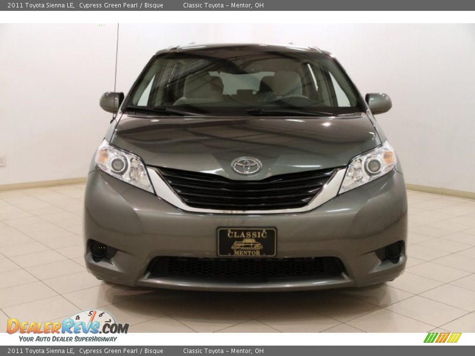 2011 Toyota Sienna LE Cypress Green Pearl / Bisque Photo #2