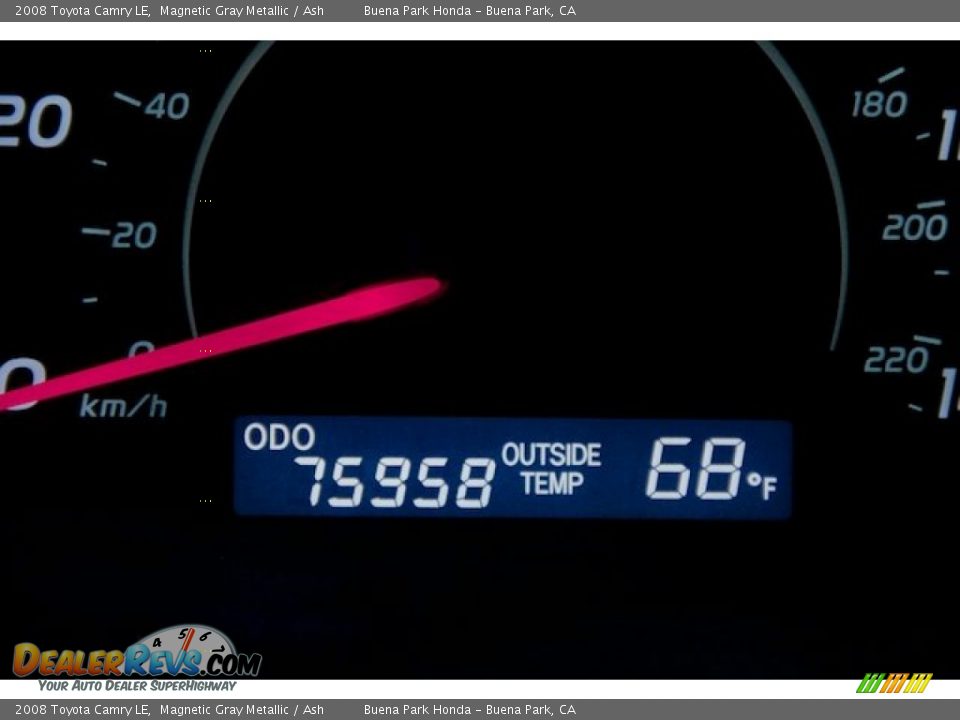 2008 Toyota Camry LE Magnetic Gray Metallic / Ash Photo #7