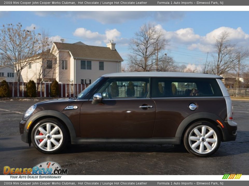 2009 Mini Cooper John Cooper Works Clubman Hot Chocolate / Lounge Hot Chocolate Leather Photo #4