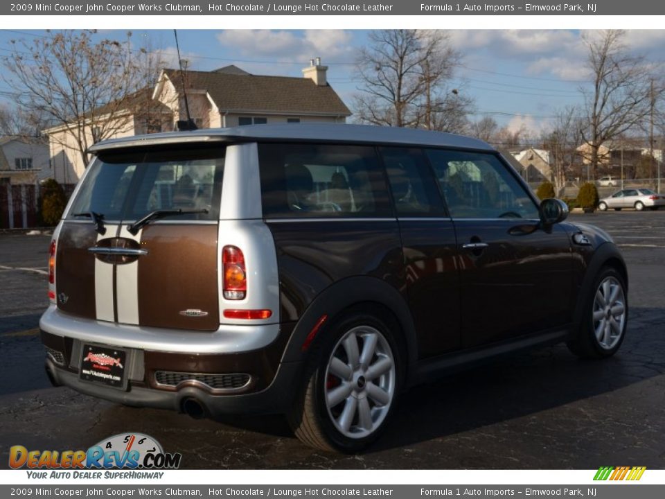 2009 Mini Cooper John Cooper Works Clubman Hot Chocolate / Lounge Hot Chocolate Leather Photo #7