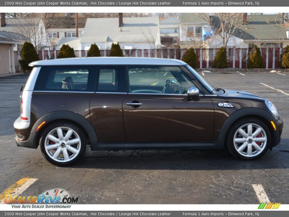 2009 Mini Cooper John Cooper Works Clubman Hot Chocolate / Lounge Hot Chocolate Leather Photo #8