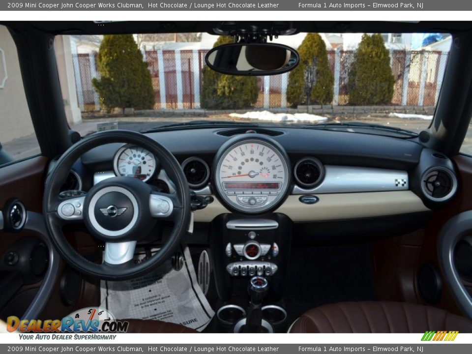 2009 Mini Cooper John Cooper Works Clubman Hot Chocolate / Lounge Hot Chocolate Leather Photo #9