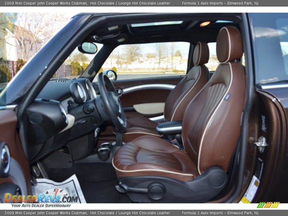 2009 Mini Cooper John Cooper Works Clubman Hot Chocolate / Lounge Hot Chocolate Leather Photo #11