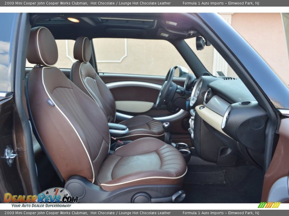 2009 Mini Cooper John Cooper Works Clubman Hot Chocolate / Lounge Hot Chocolate Leather Photo #12