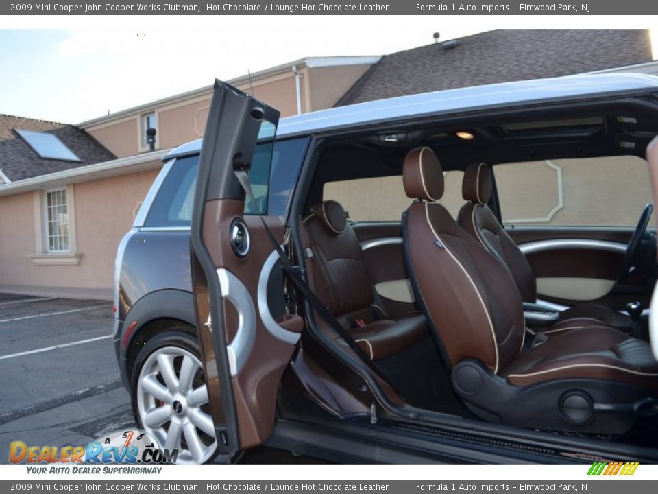 2009 Mini Cooper John Cooper Works Clubman Hot Chocolate / Lounge Hot Chocolate Leather Photo #13