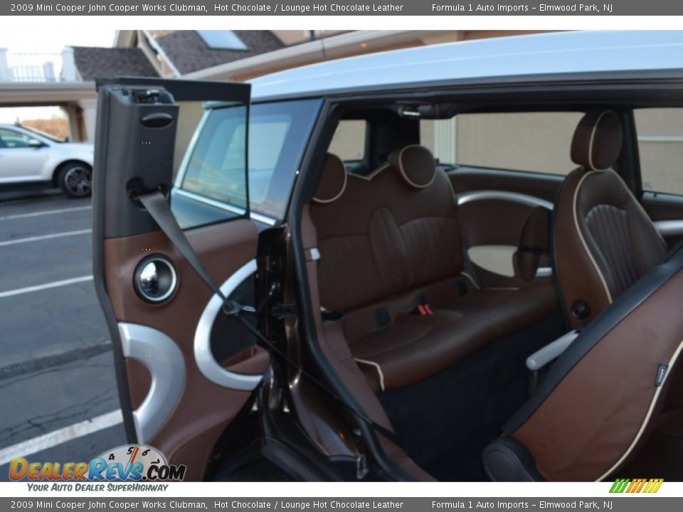 2009 Mini Cooper John Cooper Works Clubman Hot Chocolate / Lounge Hot Chocolate Leather Photo #14