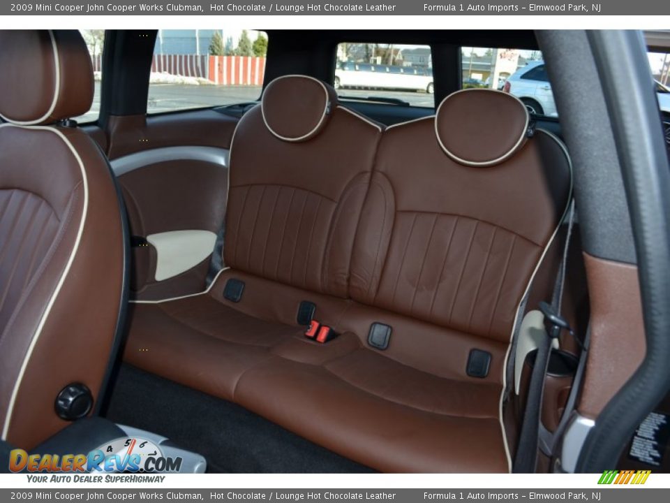 2009 Mini Cooper John Cooper Works Clubman Hot Chocolate / Lounge Hot Chocolate Leather Photo #15