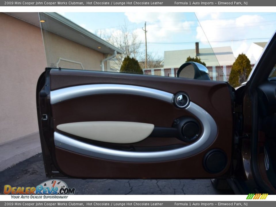 2009 Mini Cooper John Cooper Works Clubman Hot Chocolate / Lounge Hot Chocolate Leather Photo #23