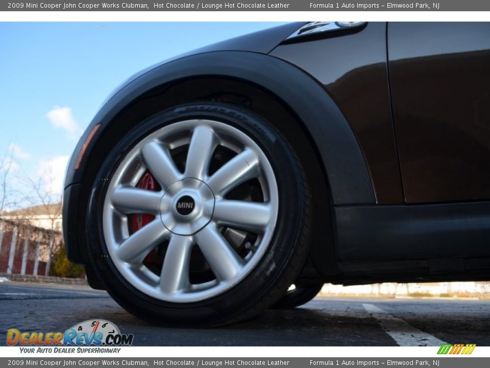 2009 Mini Cooper John Cooper Works Clubman Hot Chocolate / Lounge Hot Chocolate Leather Photo #35