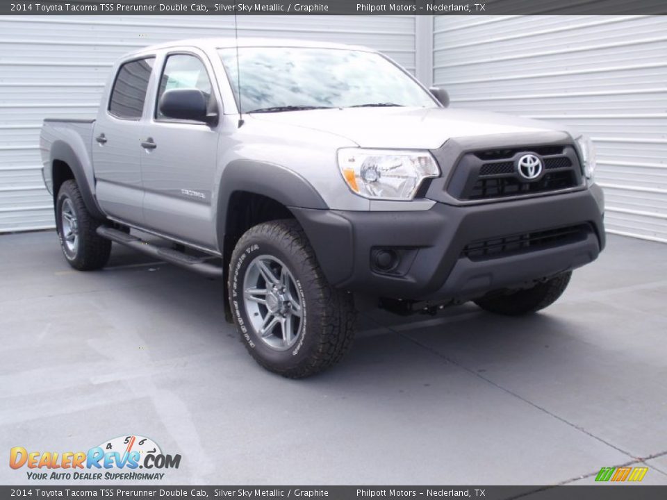 2014 Toyota Tacoma TSS Prerunner Double Cab Silver Sky Metallic / Graphite Photo #2
