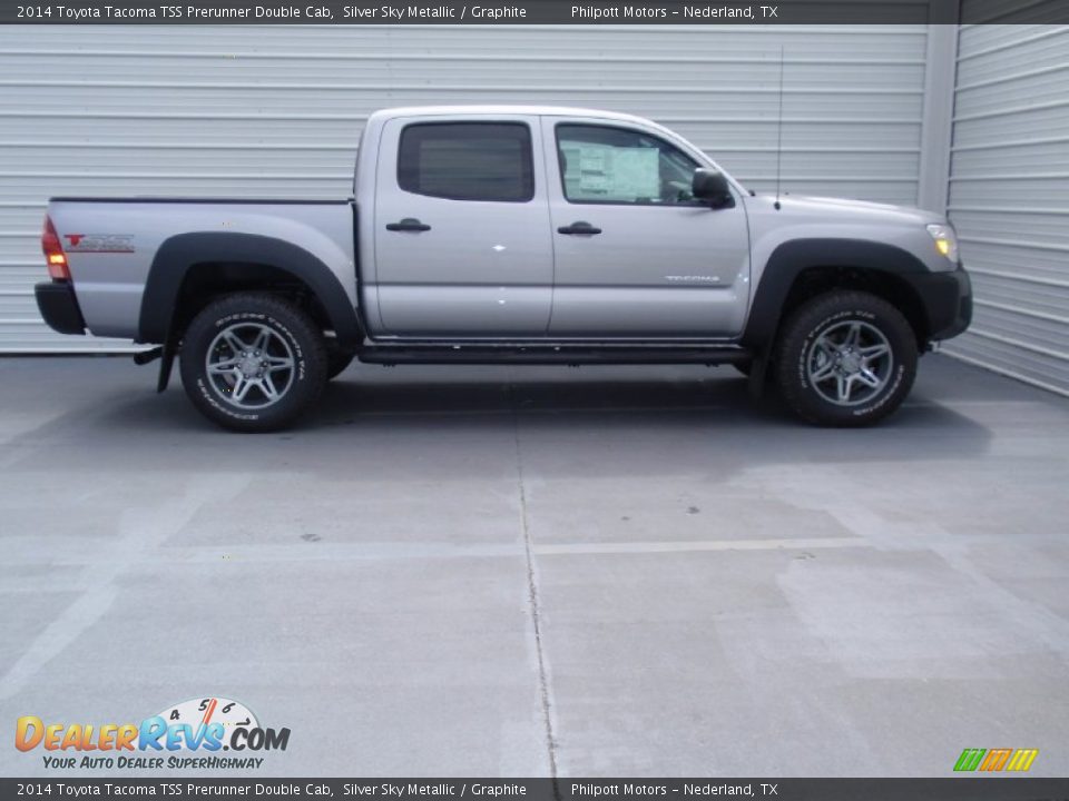 2014 Toyota Tacoma TSS Prerunner Double Cab Silver Sky Metallic / Graphite Photo #3