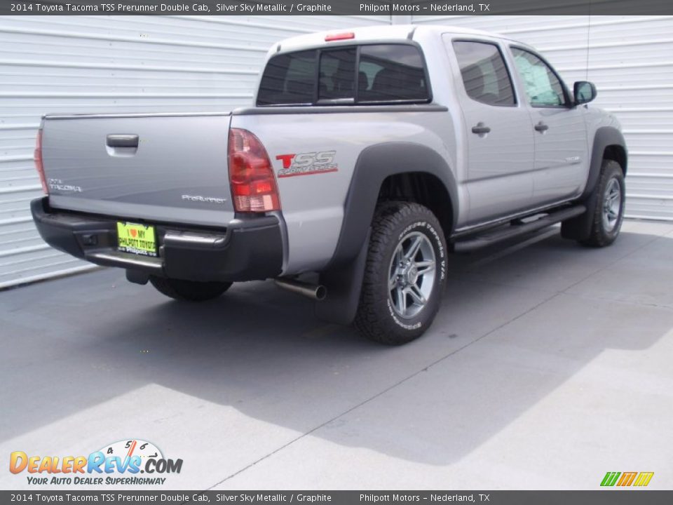 2014 Toyota Tacoma TSS Prerunner Double Cab Silver Sky Metallic / Graphite Photo #4