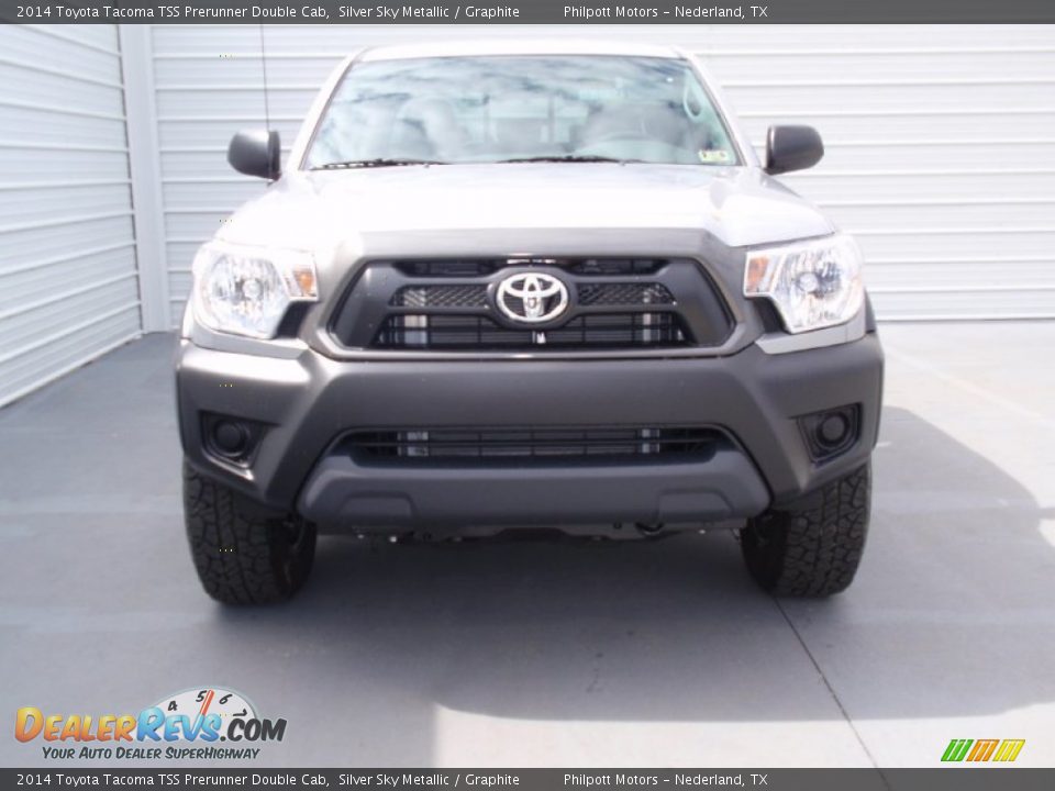 2014 Toyota Tacoma TSS Prerunner Double Cab Silver Sky Metallic / Graphite Photo #8