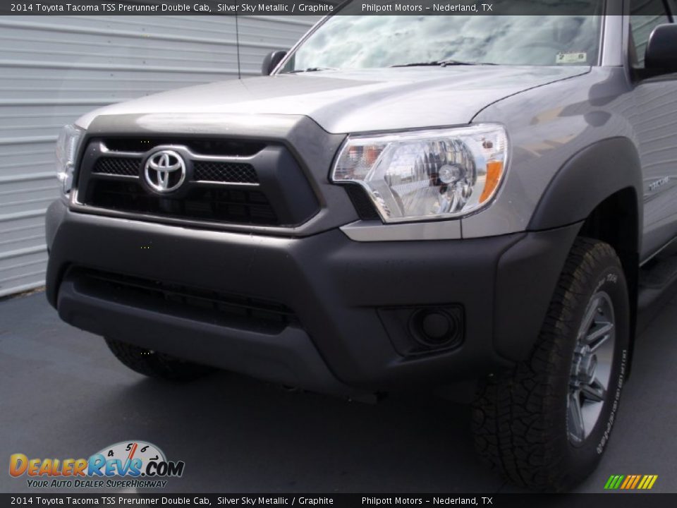 2014 Toyota Tacoma TSS Prerunner Double Cab Silver Sky Metallic / Graphite Photo #10