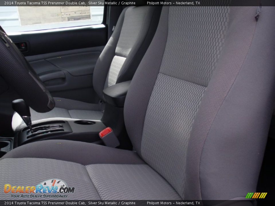 Front Seat of 2014 Toyota Tacoma TSS Prerunner Double Cab Photo #26