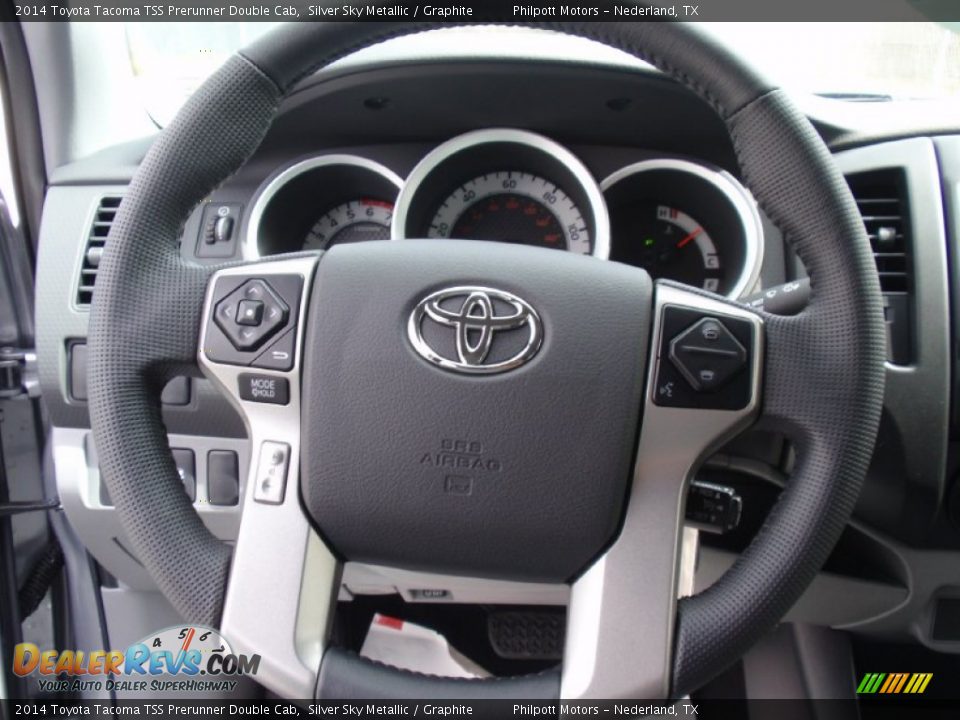 2014 Toyota Tacoma TSS Prerunner Double Cab Steering Wheel Photo #30