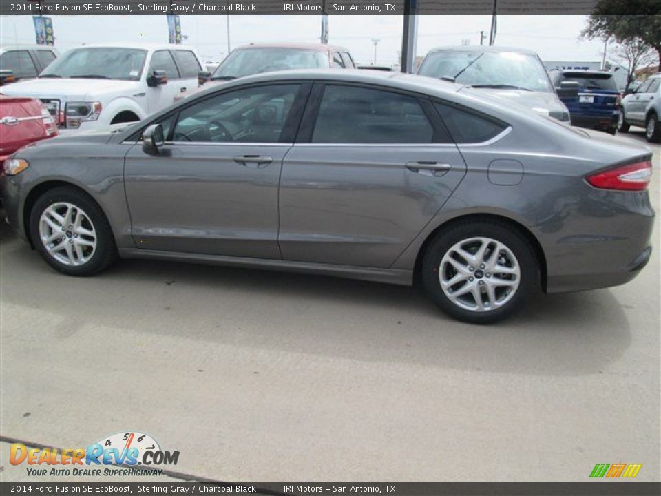 2014 Ford Fusion SE EcoBoost Sterling Gray / Charcoal Black Photo #3