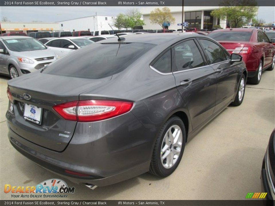 2014 Ford Fusion SE EcoBoost Sterling Gray / Charcoal Black Photo #4
