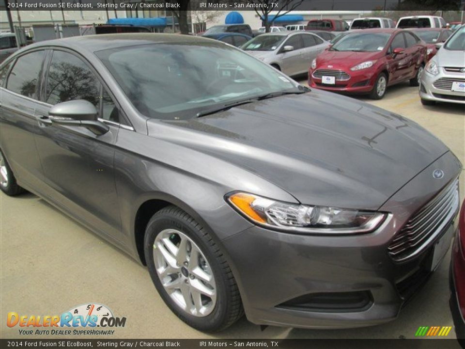 2014 Ford Fusion SE EcoBoost Sterling Gray / Charcoal Black Photo #5