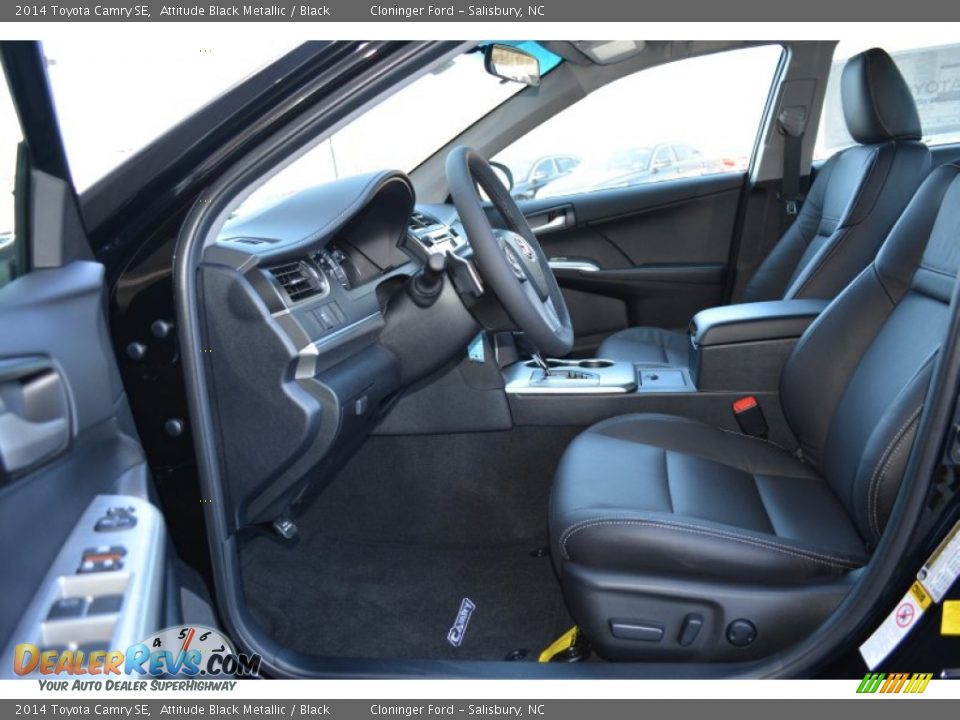2014 Toyota Camry SE Attitude Black Metallic / Black Photo #6