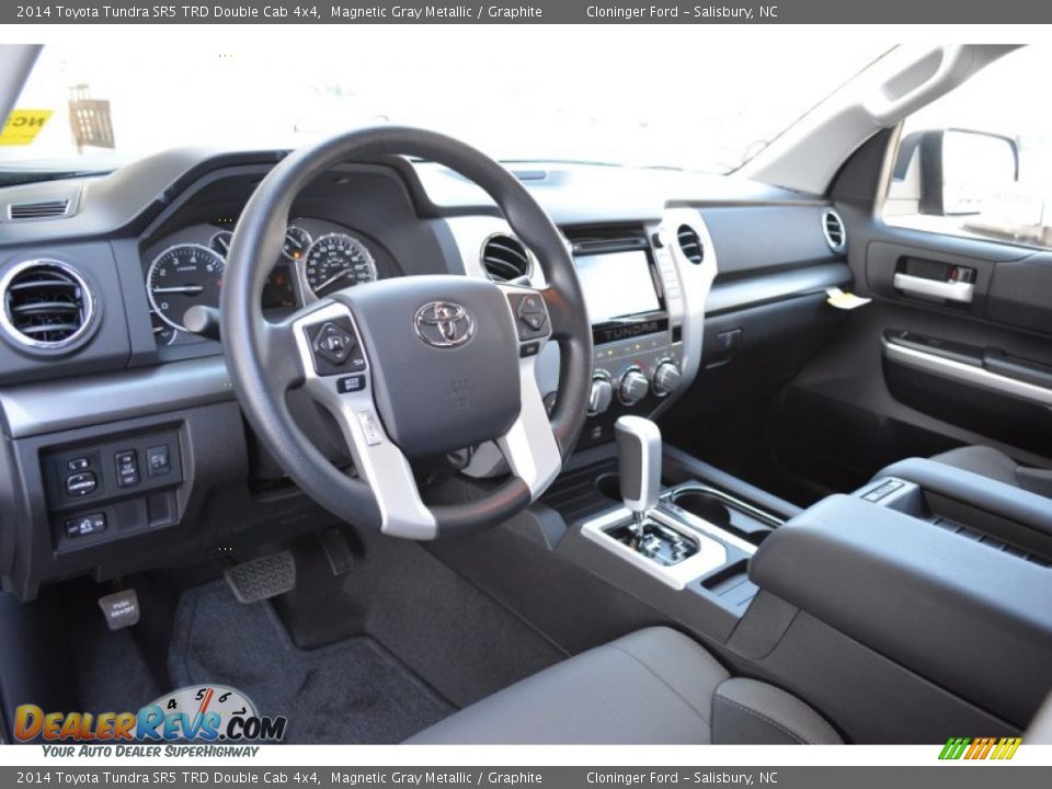 2014 Toyota Tundra SR5 TRD Double Cab 4x4 Magnetic Gray Metallic / Graphite Photo #7