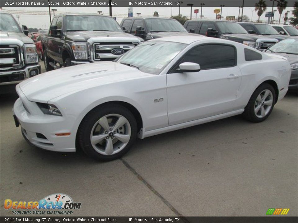 2014 Ford Mustang GT Coupe Oxford White / Charcoal Black Photo #1