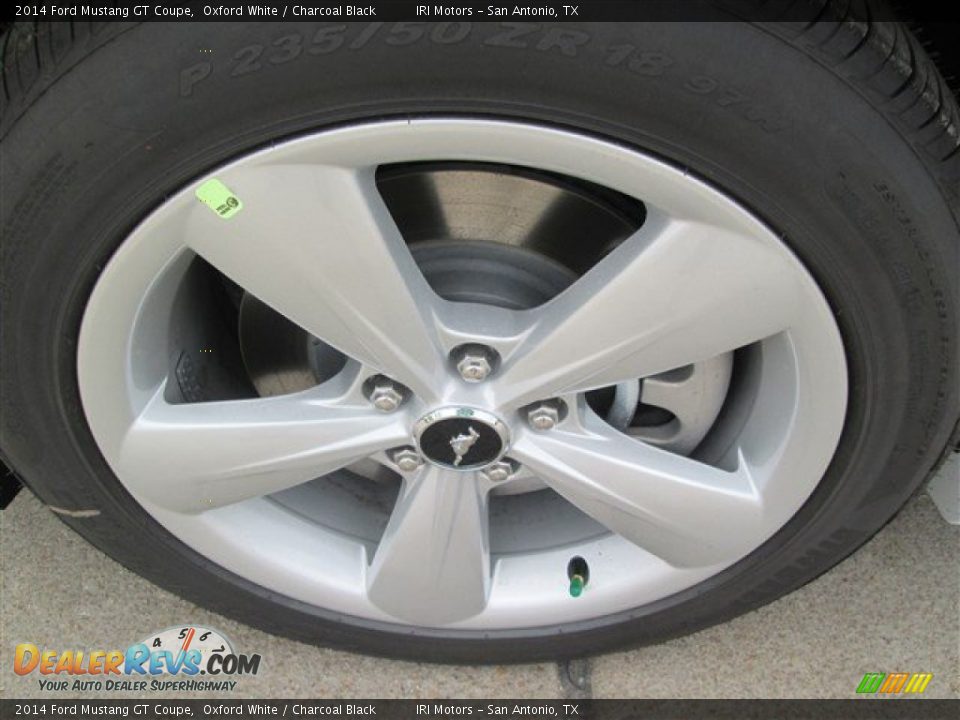 2014 Ford Mustang GT Coupe Oxford White / Charcoal Black Photo #2