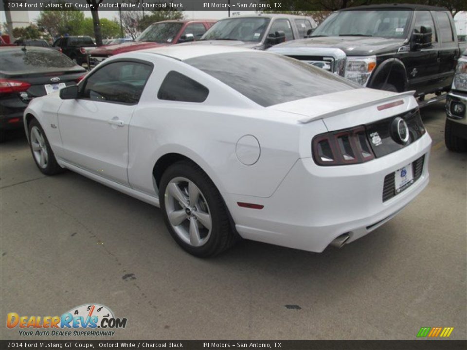 2014 Ford Mustang GT Coupe Oxford White / Charcoal Black Photo #4