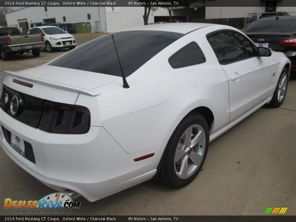 2014 Ford Mustang GT Coupe Oxford White / Charcoal Black Photo #5