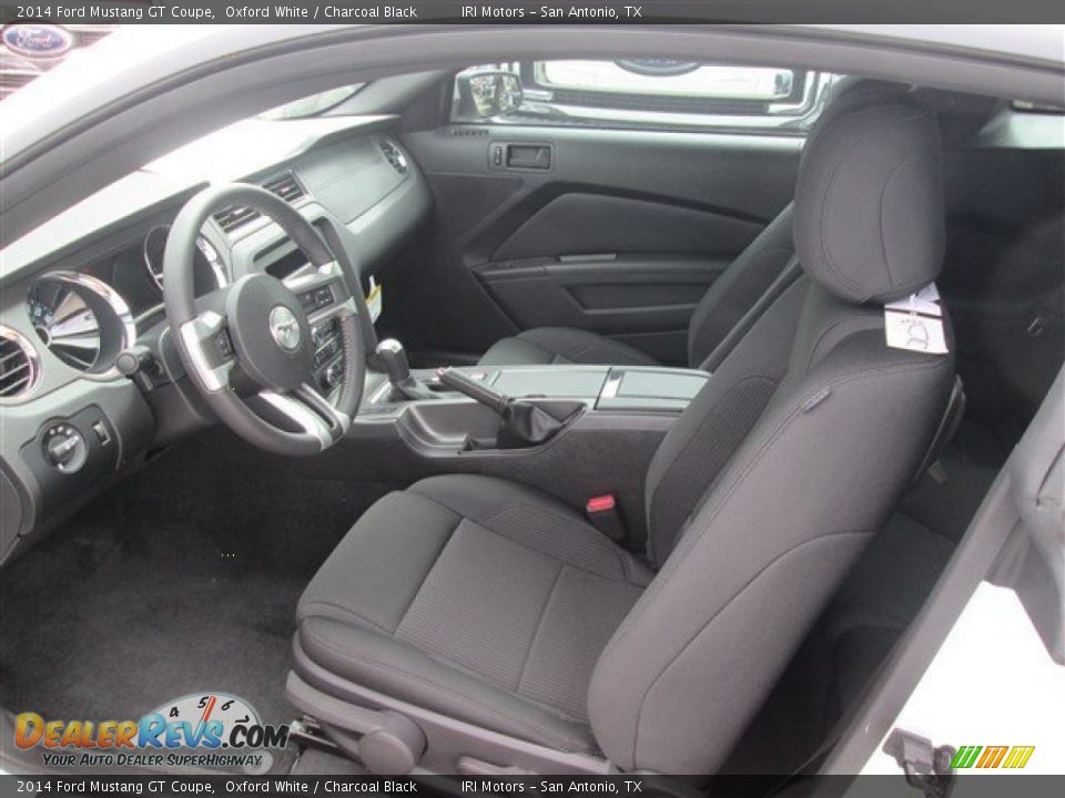 2014 Ford Mustang GT Coupe Oxford White / Charcoal Black Photo #7