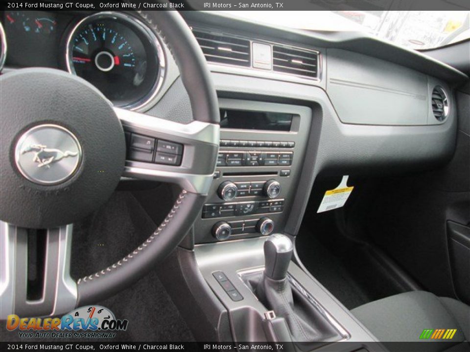 2014 Ford Mustang GT Coupe Oxford White / Charcoal Black Photo #8