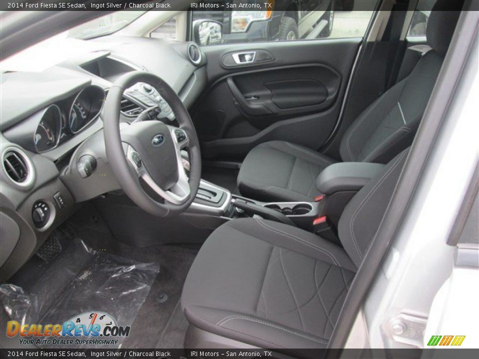 2014 Ford Fiesta SE Sedan Ingot Silver / Charcoal Black Photo #6