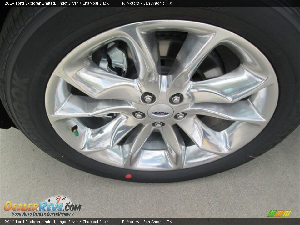 2014 Ford Explorer Limited Ingot Silver / Charcoal Black Photo #2