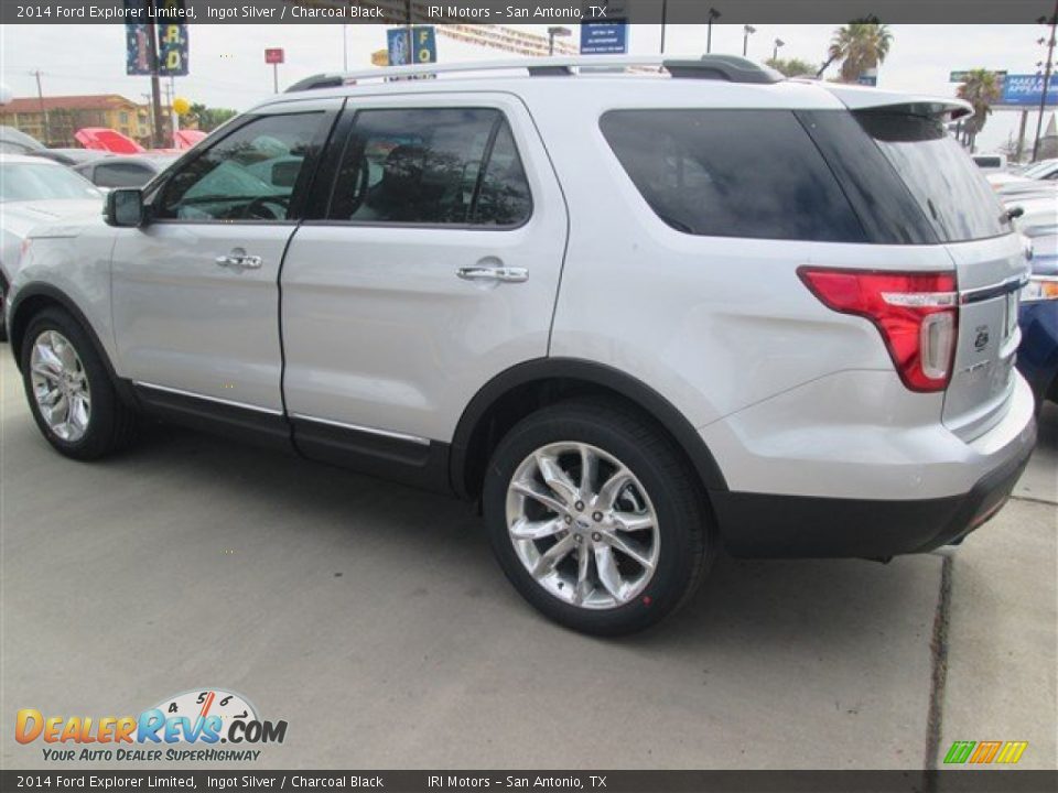 2014 Ford Explorer Limited Ingot Silver / Charcoal Black Photo #3