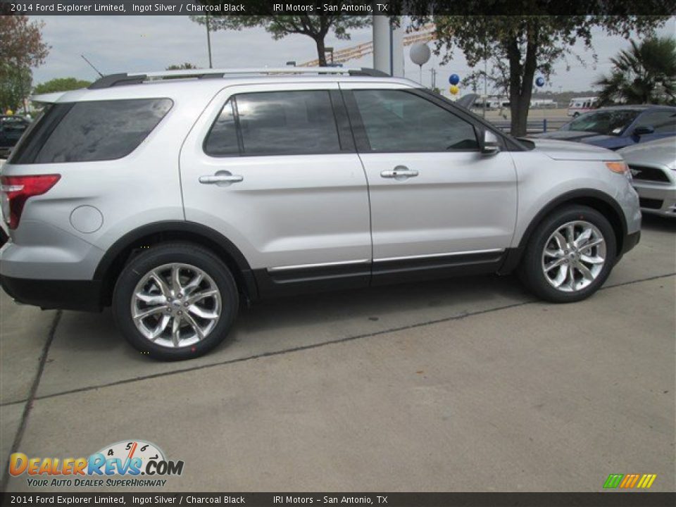 2014 Ford Explorer Limited Ingot Silver / Charcoal Black Photo #5