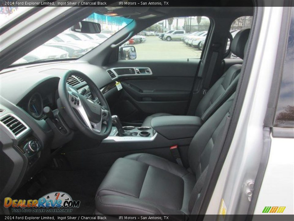 Charcoal Black Interior - 2014 Ford Explorer Limited Photo #7