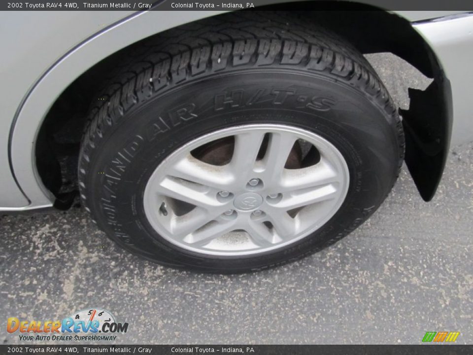 2002 Toyota RAV4 4WD Titanium Metallic / Gray Photo #3