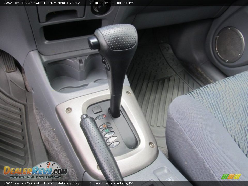 2002 Toyota RAV4 4WD Titanium Metallic / Gray Photo #16
